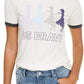 Disney Juniors' Frozen Be Brave Ringer T-Shirt White Size Extra Small