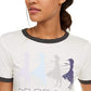 Disney Juniors' Frozen Be Brave Ringer T-Shirt White Size Extra Small