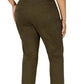 Style & Co Women's Plus Size Tummy-Control Slim-Leg Jeans Olive Size 18W