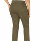 Style & Co Women's Plus Size Tummy-Control Slim-Leg Jeans Olive Size 24W