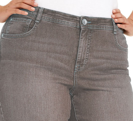 Style & Co Women's Plus Size Skinny Jeans Dark Brown Size 14