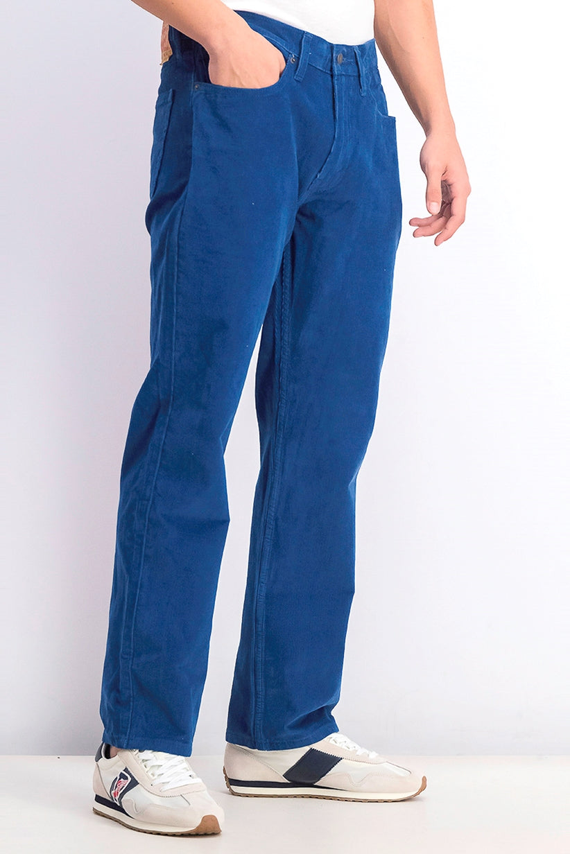 Levi's Men's 514 Straight-Leg Corduroy Pants Blue Size 31X32