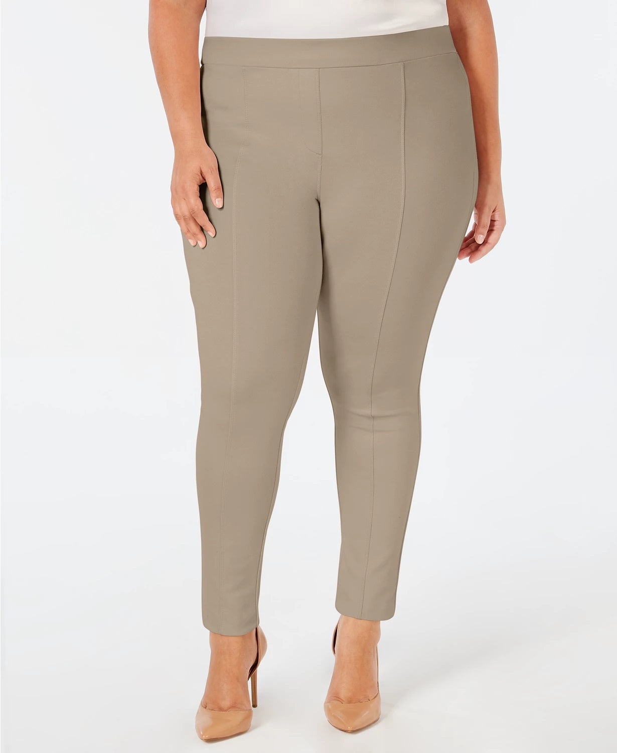 Style & Co Women's Plus Size SeaPonte Leggings Buck Size 22W