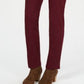 Style & Co Women's Tummy-Control Straight-Leg Fashion Jeans Red Size 12