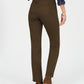 Style & Co Women's Rail Tummy-Control Straight-Leg Jeans Olive Size 16 Short