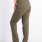 Style & Co Women's Tummy-Control Straight-Leg Fashion Jeans  Deep Moss Size 4 S