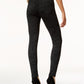 Style & Co Women's Petite Printed Seam-Front Leggings Black Size Petite Small