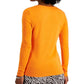 Charter Club Women's Pima Cotton Long Sleeve Top Gold Size Small