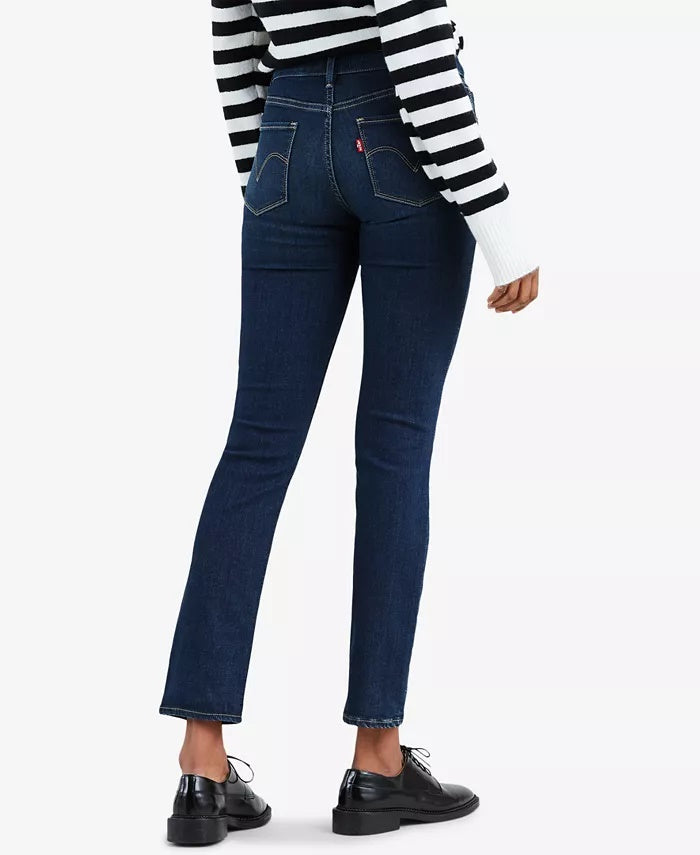 Levi's Women's Classic Modern Mid Rise Skinny Jeans Blue Size 18