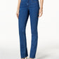 Charter Club Women's Petite Lexington Straight-Leg Jeans Short blue Size 6