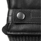 Isotoner Signature Men's Faux-Leather Sleekheat Gloves Black Size Medium
