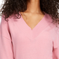 Sequin Hearts Juniors' Tie-Waist Sweater Dress Pink Size 2 X-Small