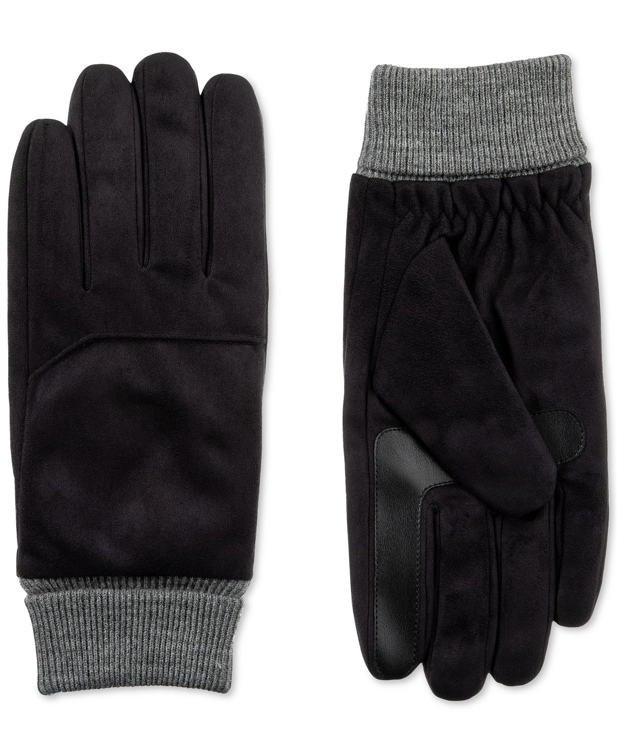 Isotoner Signature Men's Smartdri Gloves Black Medium
