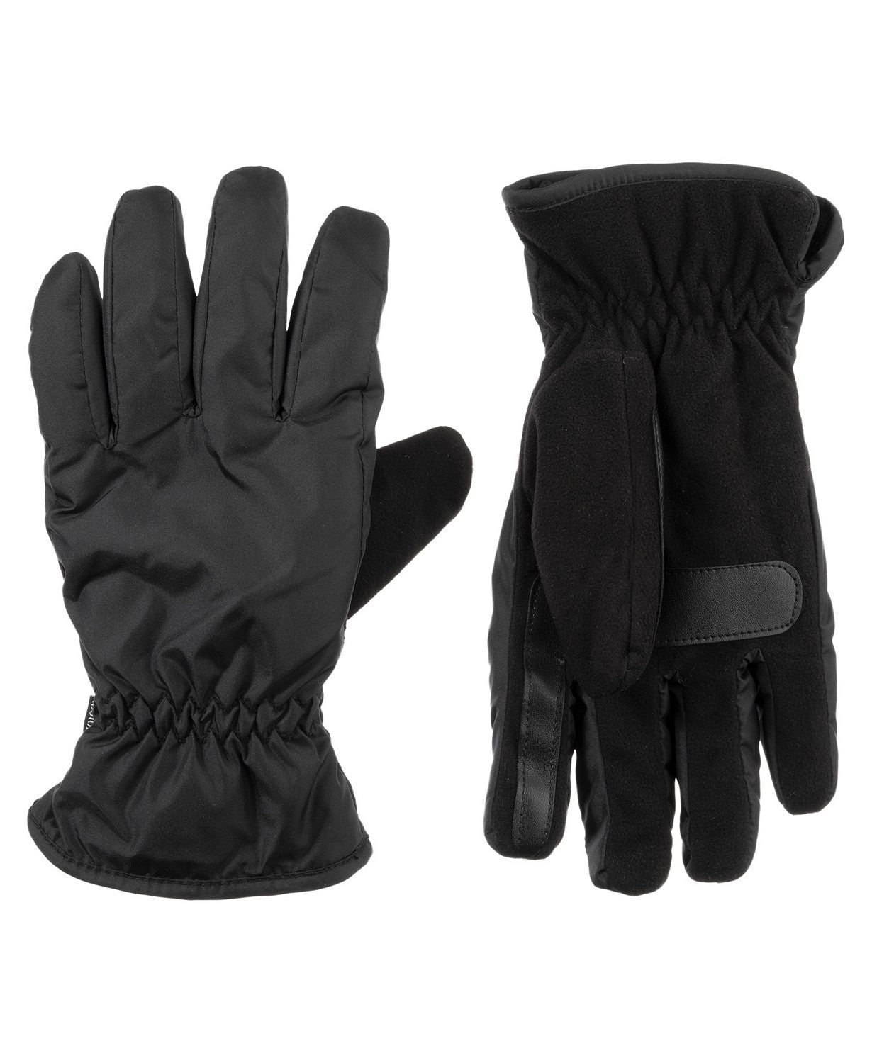 Isotoner Signature Men's Sleekheat Touchscreen Black Size Medium