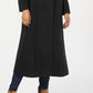 Forecaster Women's Notched-Collar Maxi Walker Coat Black Size 10