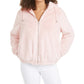 Maralyn & Me Juniors' Reversible Cropped Hooded Faux-Fur Coat Med Pink Size Small