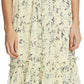 Cece Women's Wisteria Vines Sleeveless Dress Yellow Size 8