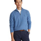 Ralph Lauren Men's Textured Quarter Zip Sweater Navy Size Small