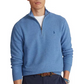 Ralph Lauren Men's Textured Quarter Zip Sweater Navy Size Small