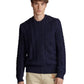 Ralph Lauren Men's Cotton Long Sleeve Sweater Navy Size Large