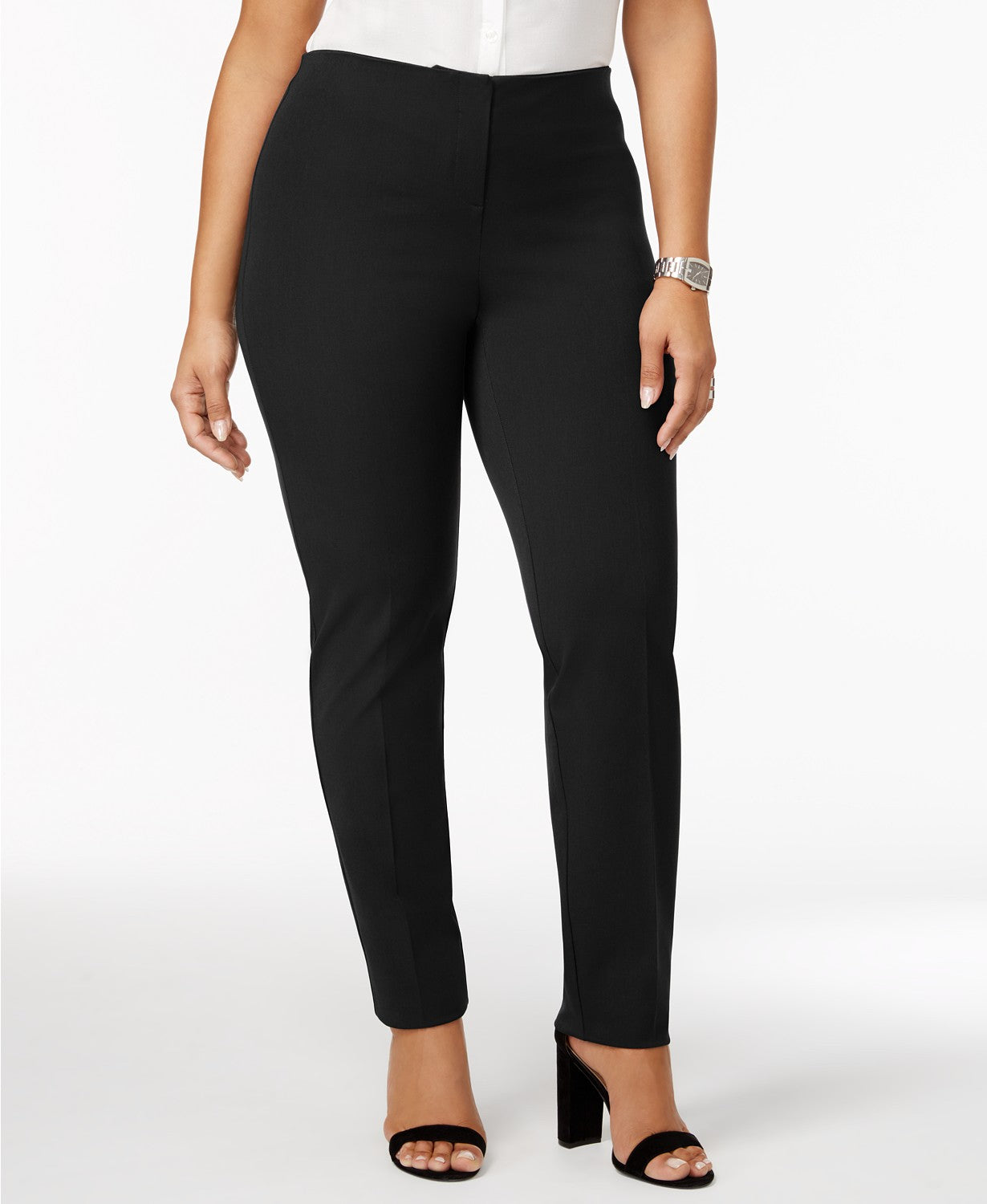 Alfani Women's Cropped Pants Black Size 6