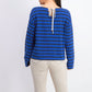 Levi's Women's Cora Sailor T-Shirt Blue Size XX-Large