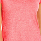 Ideology Women's Rapidry Heathered Performance T-Shirt Pink Size Small