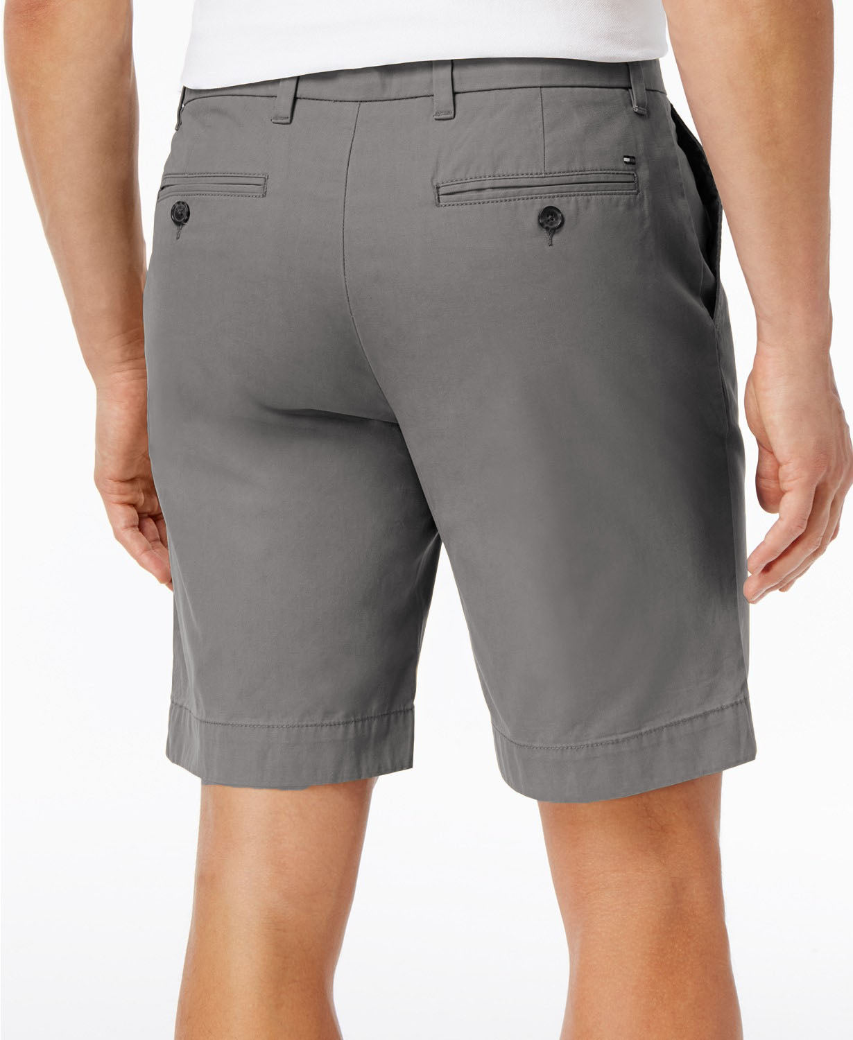 Tommy Hilfiger Men's Plus TH Flex Stretch 9" Shorts Gray Size 42W