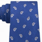 Michael Kors Men's Medium Blue Paisley 100% Silk Neck Tie Blue Size Regular