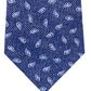 Michael Kors Men's Classic Tossed Pine Silk Twill Tie Navy Size Regular