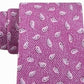 Michael Kors Men's Classic Tossed Pine Silk Twill Tie Dark Pink Size Regular