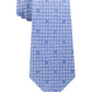Michael Kors Men's Classic Crosshatch Logo Silk Twill Tie Navy Size Regular