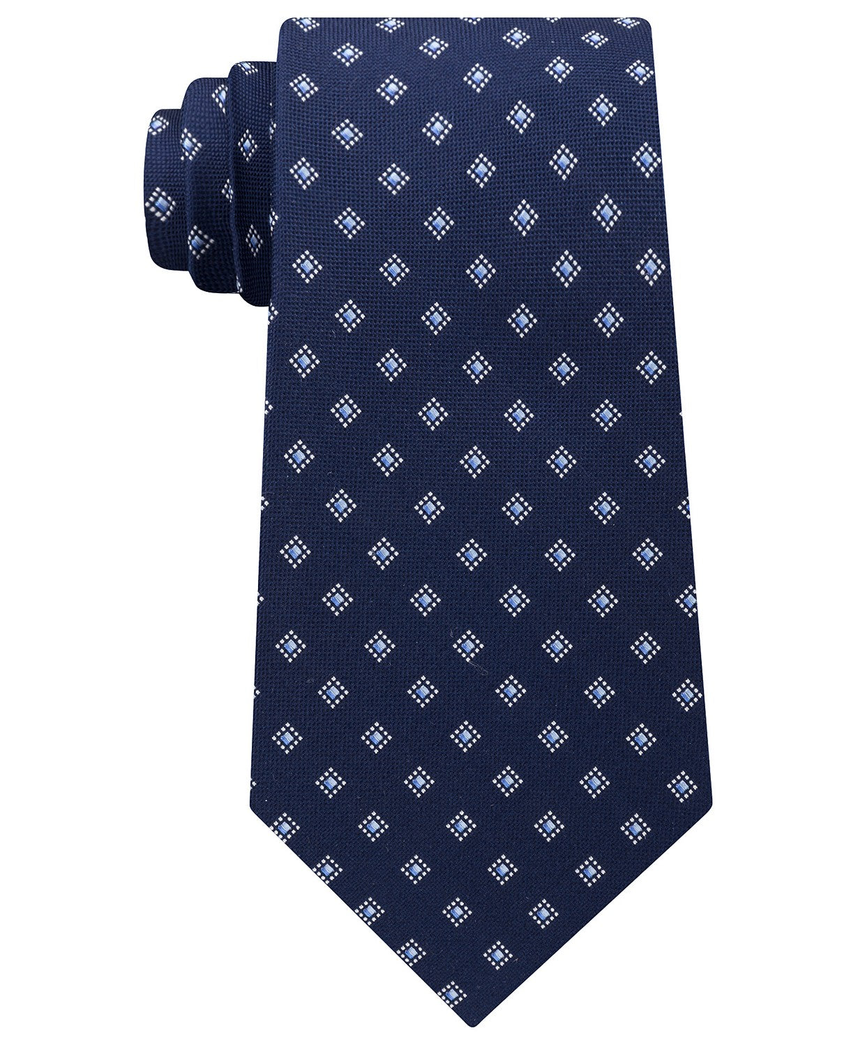 Michael Kors Men's Bicolor Neat Silk Tie Purple Size Regular