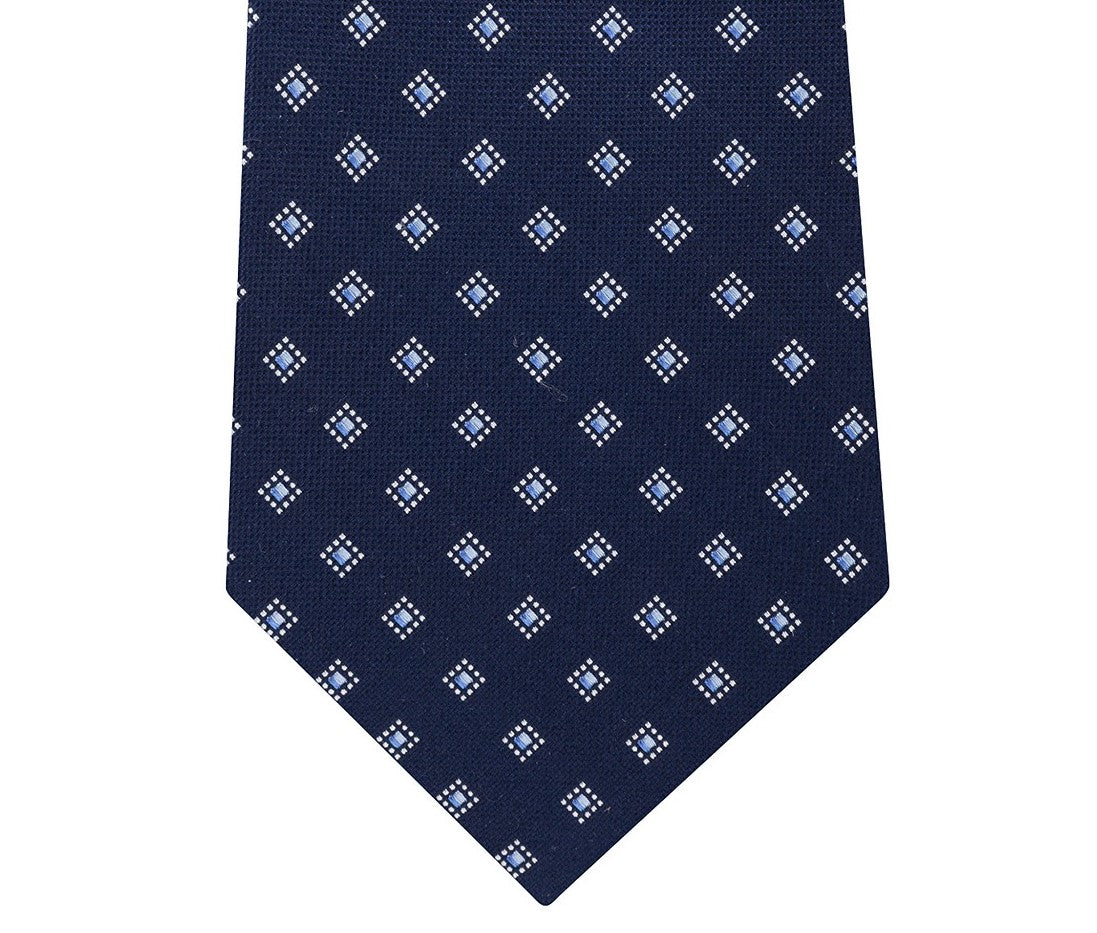 Michael Kors Men's Bicolor Neat Silk Tie Purple Size Regular
