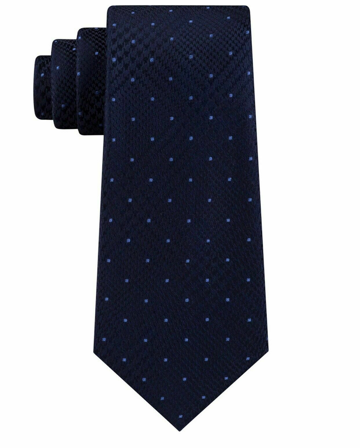 Michael Kors Men's Dotted Glen-Check Silk Tie Navy Size Regular
