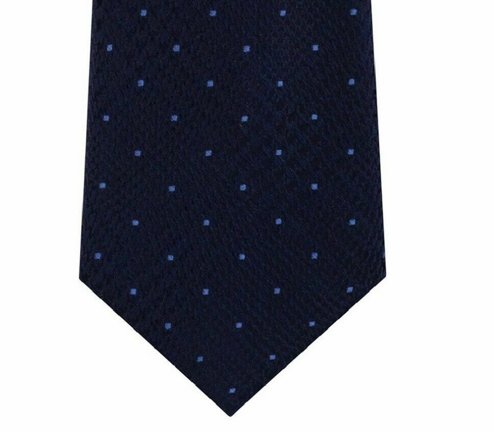 Michael Kors Men's Dotted Glen-Check Silk Tie Navy Size Regular