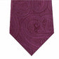 Michael Kors Men's Rich Texture Paisley Silk Tie Pink One Size