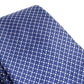 Michael Kors Men's Dark Blue Micro Weave Check Silk Neck Tie Blue Size Regular