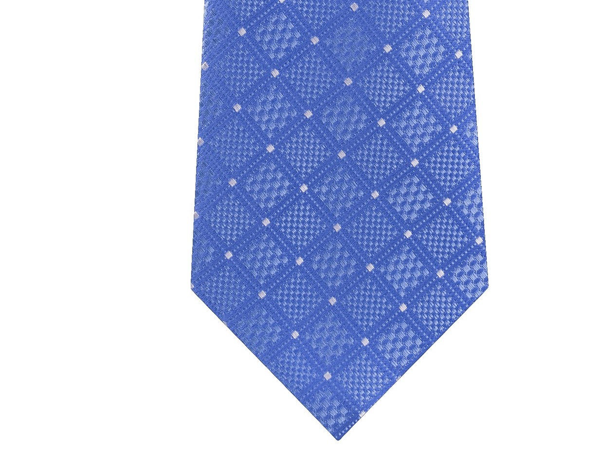 Michael Kors Men's Silk Professional Business Neck Tie Blue Size Regular
