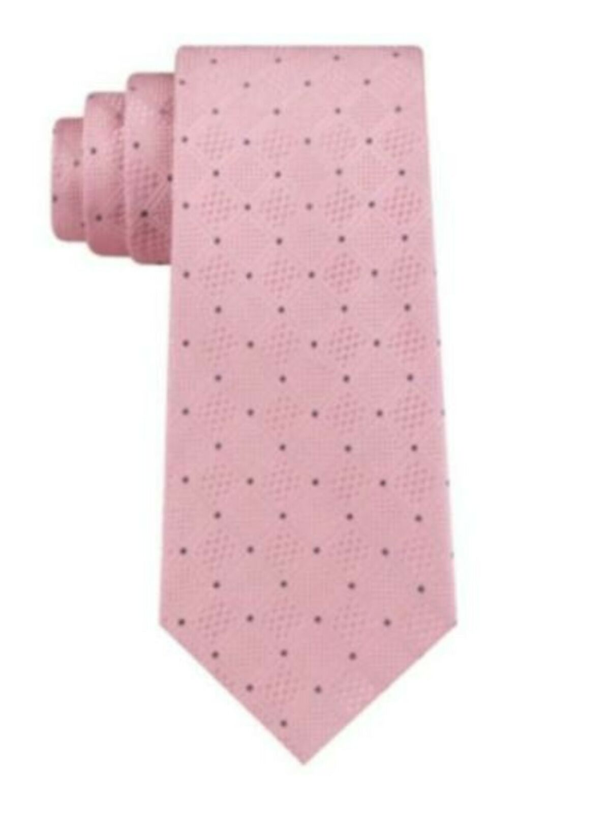 michael-kors-mens-gingham-checkered-grid-classic-neck-tie-all-pink-size-regular-1