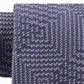 Michael Kors Men's Textured Geometric Patchwork Tie Gray Size Regular