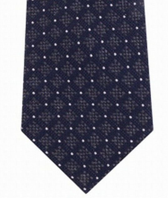 Michael Kors Men's Luxuriant Neat Tie Blue Size Regular