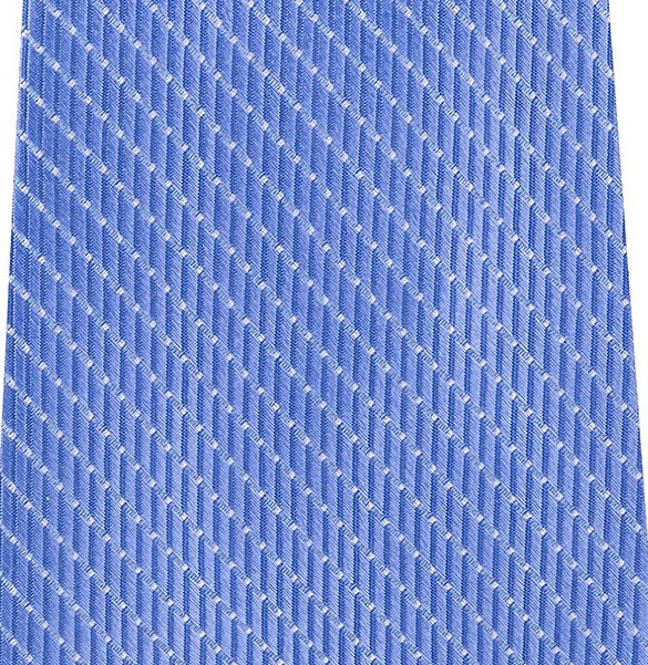 Michael Kors Men's Classic Dash Stripe Satin Tie Blue Size Osfa Reg
