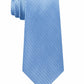 Michael Kors Men's Classic Dash Stripe Satin Tie Baby Blue One Size