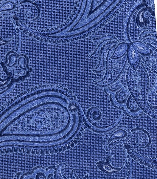 Michael Kors Men's Blue Paisley Silk Neck Tie Navy Size Regular