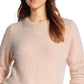Lucky Brand Women's Eyelash Crewneck Sweater Pink Size Medium