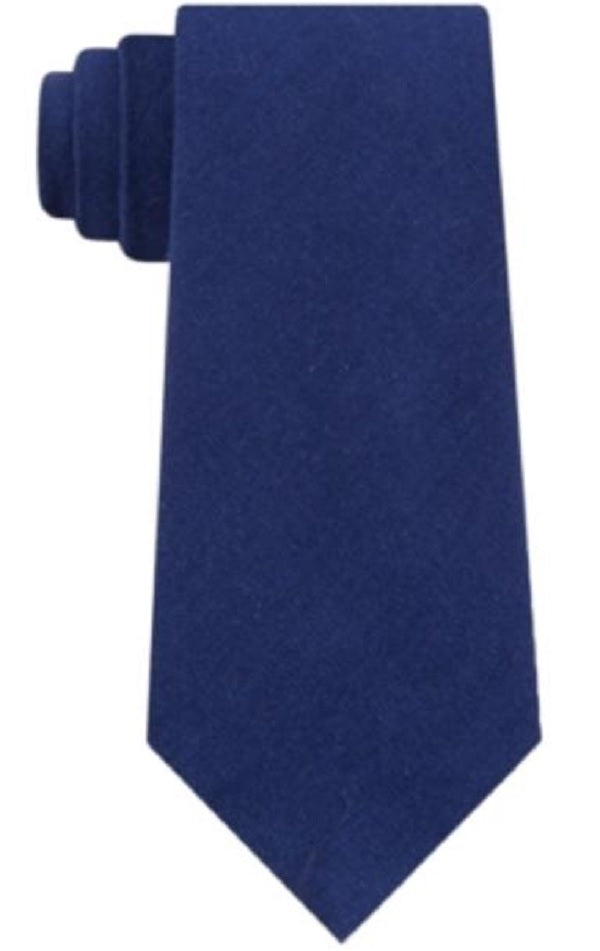 Tommy Hilfiger Men's Manhattan Solid Tie Navy Size Regular