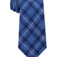 Tommy Hilfiger Men's Boston Classic Plaid Tie Blue Size Regular