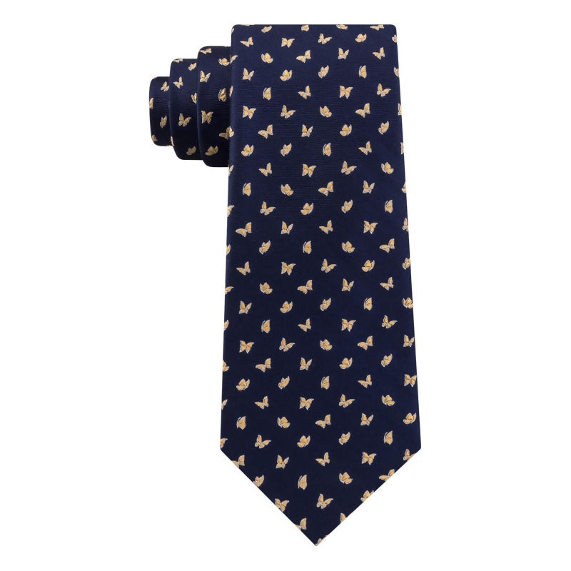 tommy-hilfiger-mens-mini-butterfly-silk-tie-yellow-size-regular-2