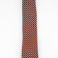 Tommy Hilfiger Men's Classic Textured Plaid Tie Orange One Size